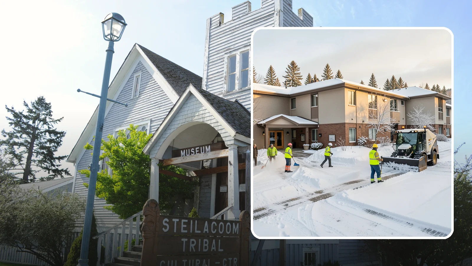 Property Management Snow Removal in Steilacoom, Pierce County, WA - We give Western Washington property managers one reliable snow partner for every building in their portfolio, with consistent...