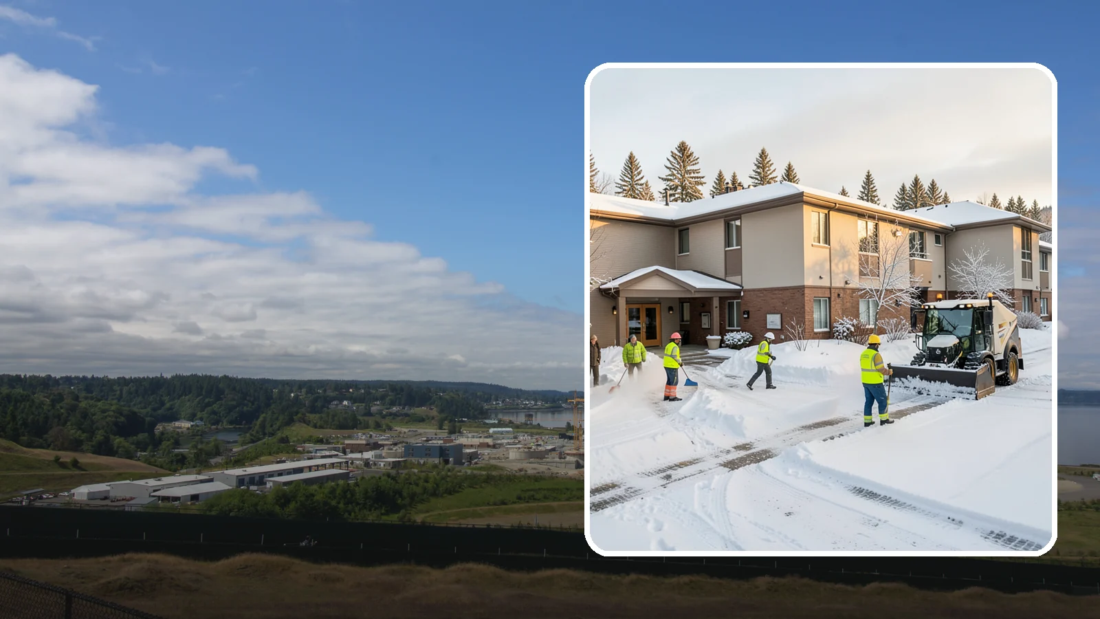 Property Management Snow Removal in University Place, Pierce County, WA - We give Western Washington property managers one reliable snow partner for every building in their portfolio, with consistent...