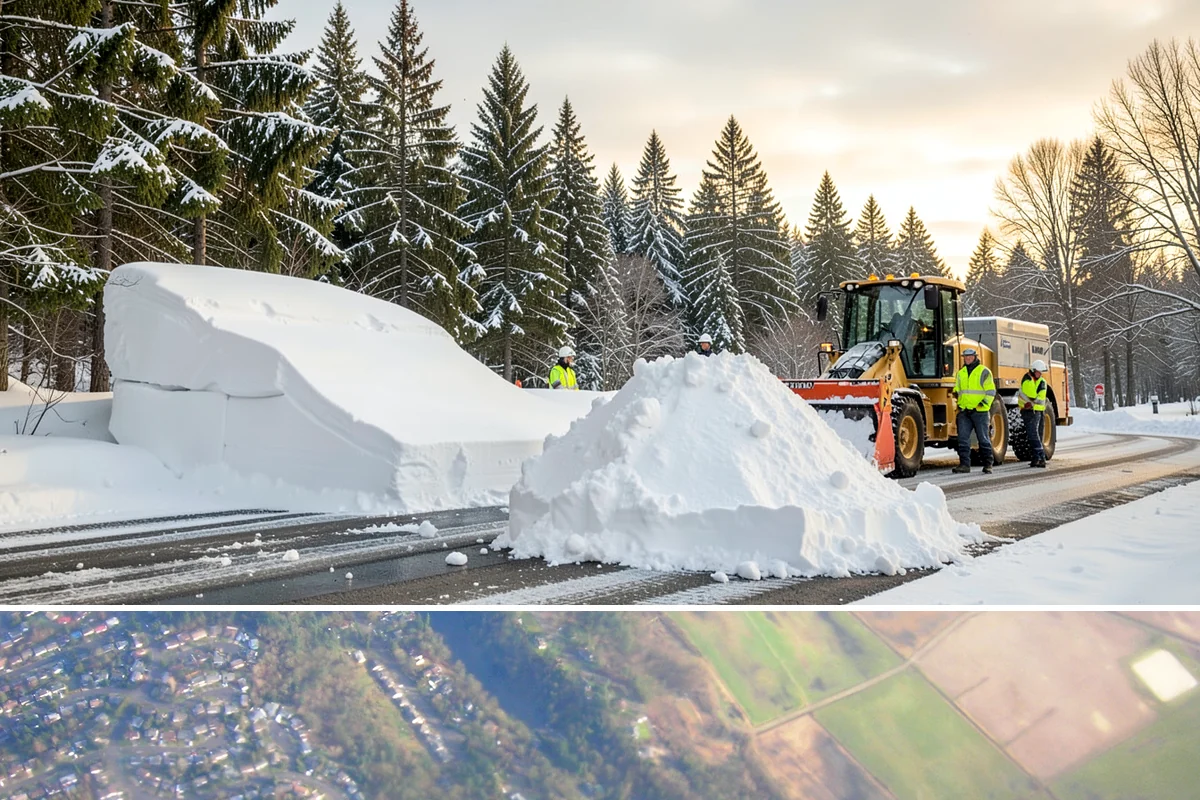 Public Sidewalk Clearing in Algona, King County, WA - Public sidewalk clearing is required after every snowfall through the winter season.