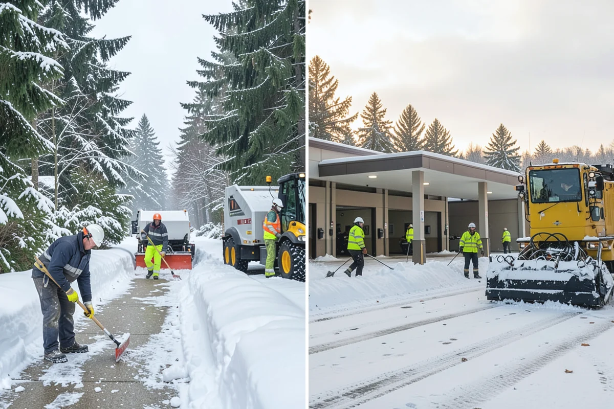 Public Sidewalk Clearing in Auburn, King County, WA - We confirm the frontage and local clearing deadline