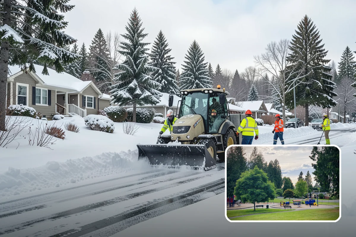 Public Sidewalk Clearing in Bonney Lake, Pierce County, WA - Keeps you compliant with local ordinances