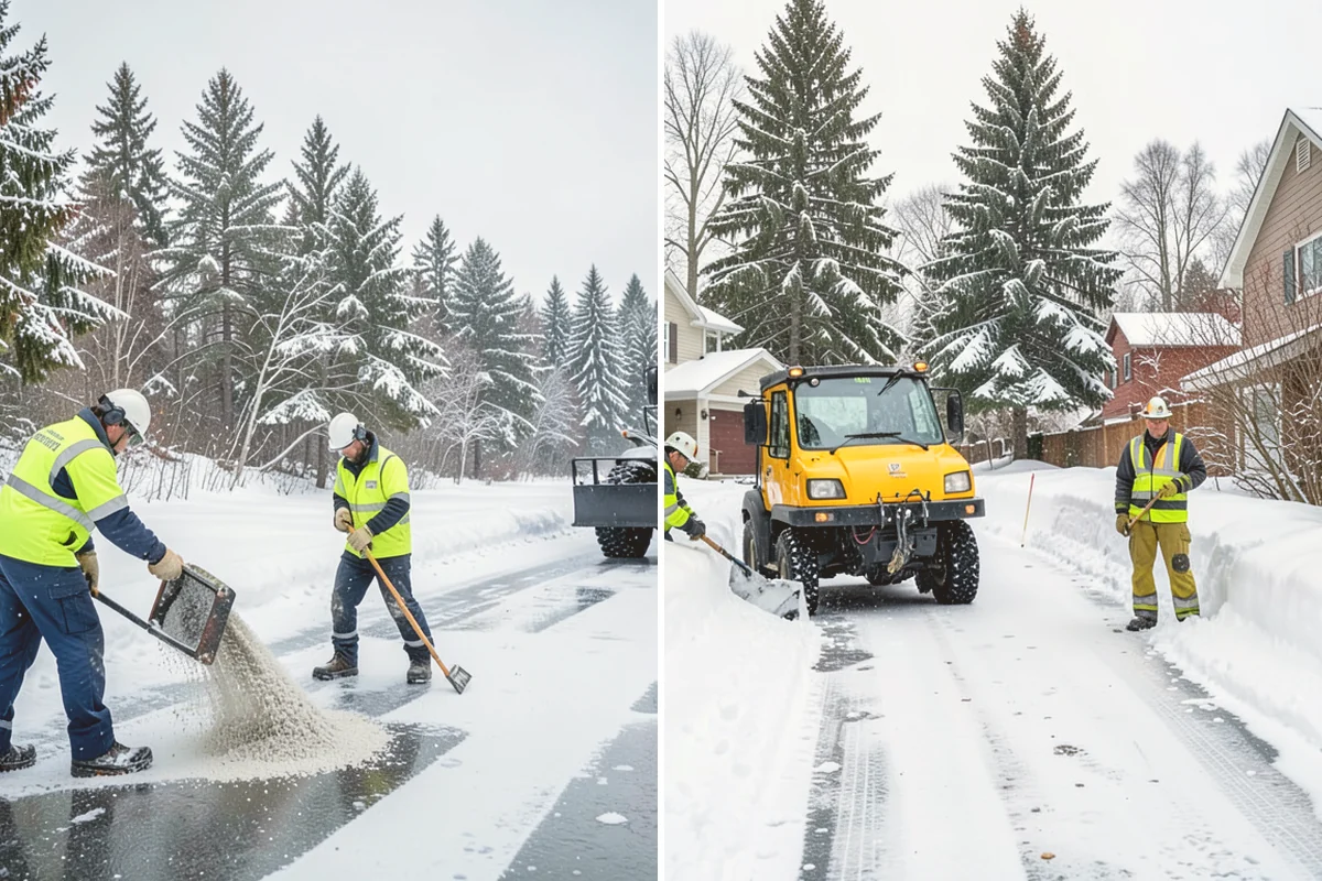 Public Sidewalk Clearing in Brier, Snohomish County, WA - We confirm the frontage and local clearing deadline