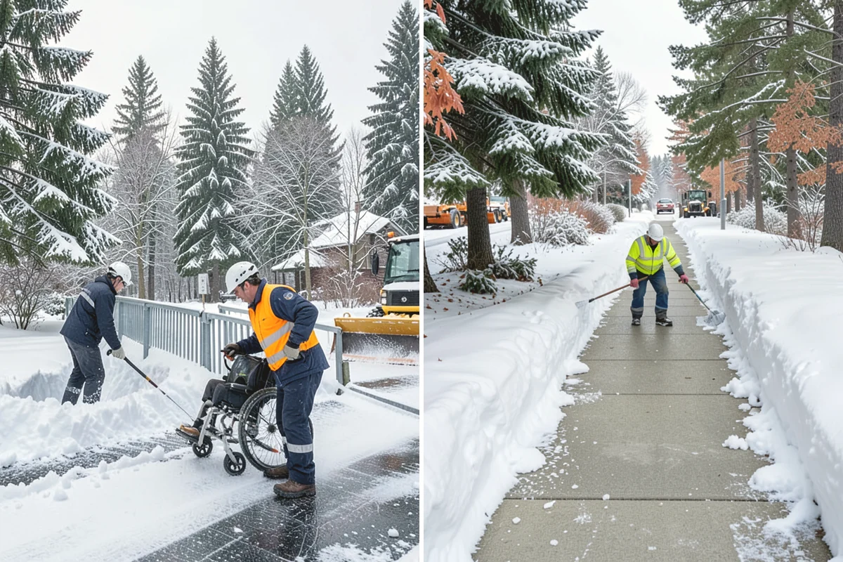 Public Sidewalk Clearing in Burlington, Skagit County, WA - We confirm the frontage and local clearing deadline