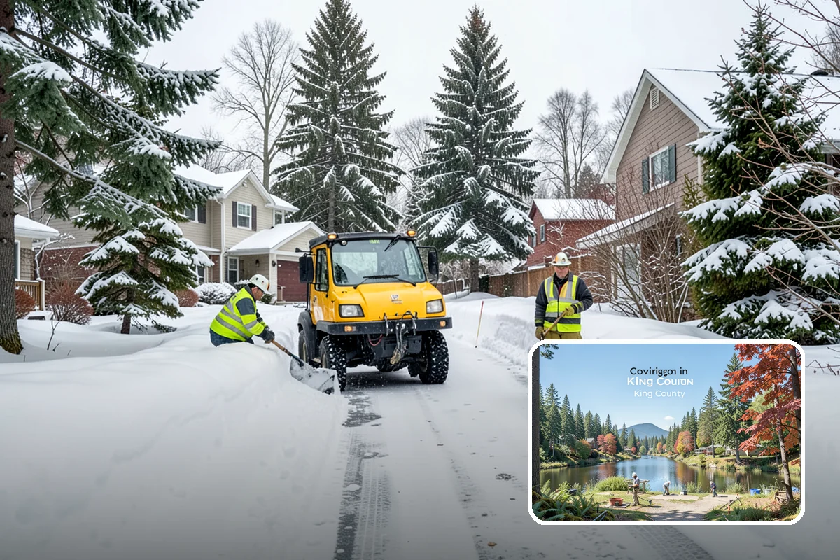 Public Sidewalk Clearing in Covington, King County, WA - Keeps you compliant with local ordinances