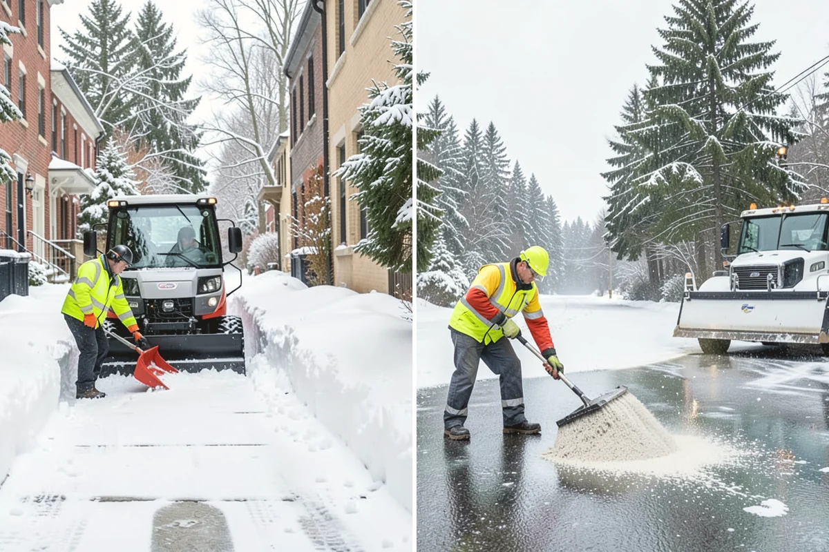 Public Sidewalk Clearing in Covington, King County, WA - We confirm the frontage and local clearing deadline