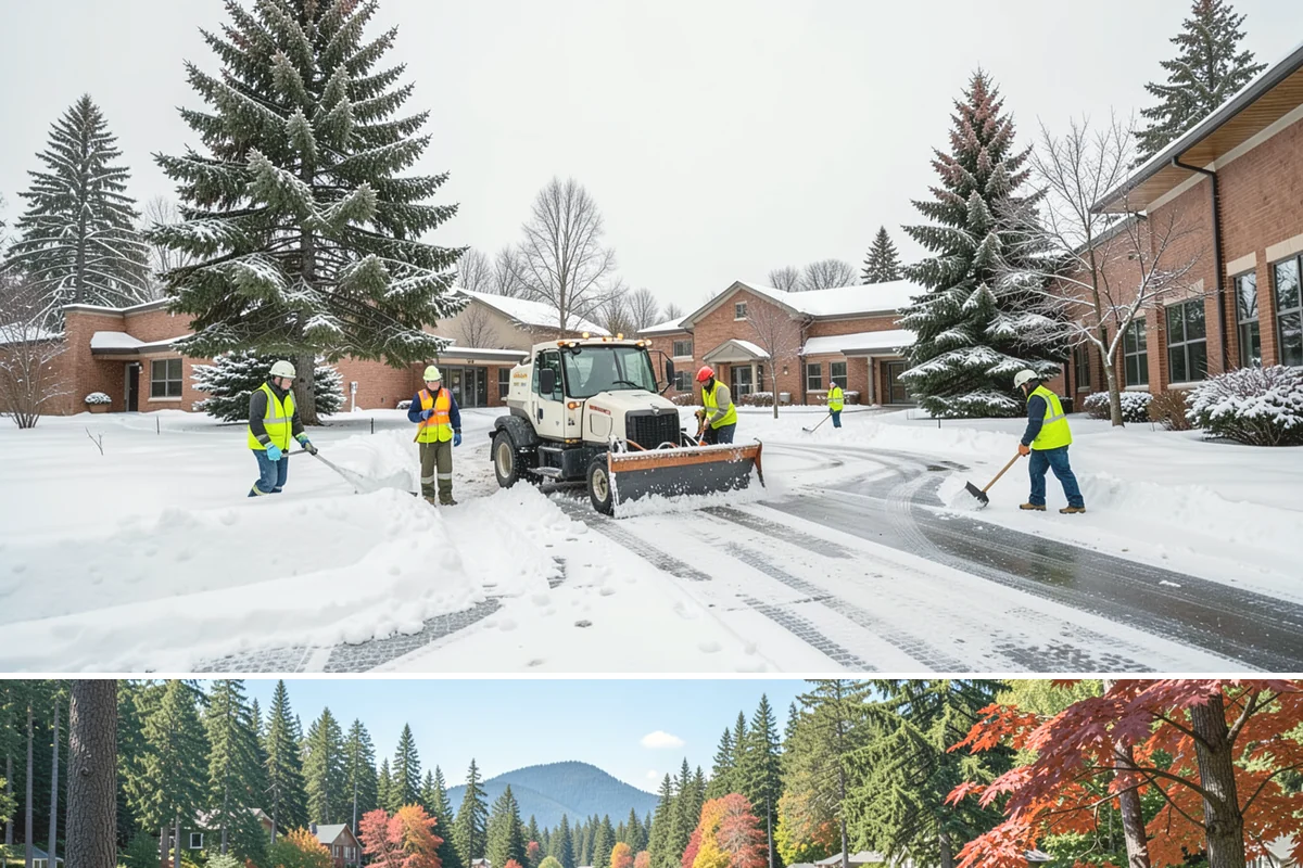 Public Sidewalk Clearing in Covington, King County, WA - Public sidewalk clearing is required after every snowfall through the winter season.