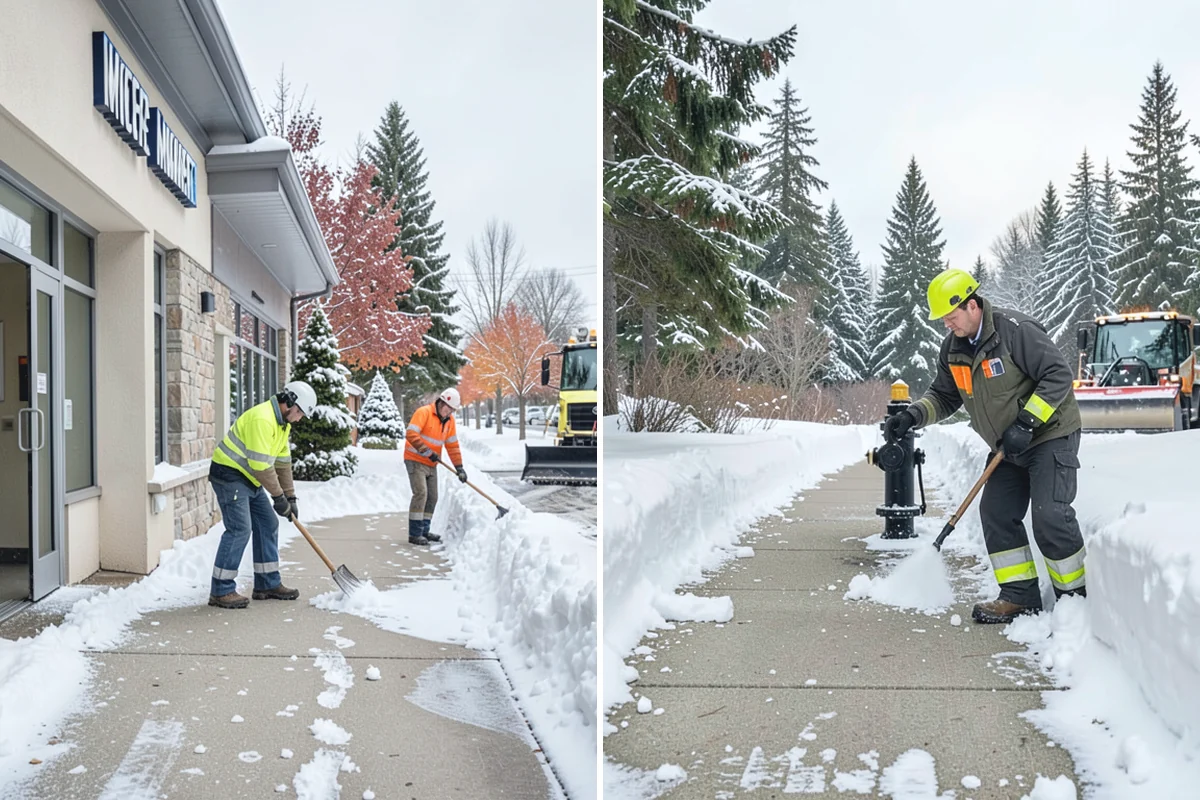 Public Sidewalk Clearing in Des Moines, King County, WA - We confirm the frontage and local clearing deadline