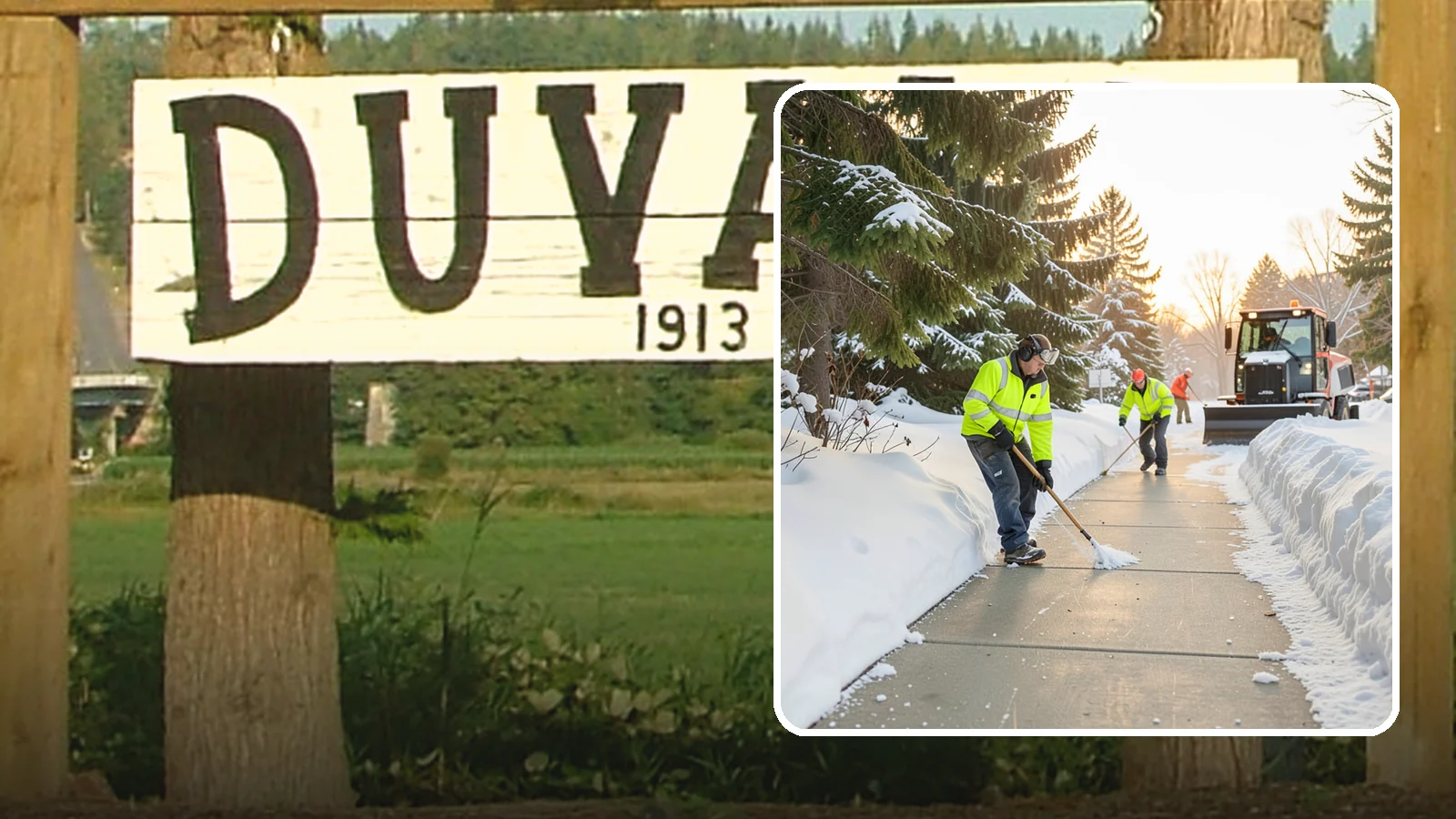 Public Sidewalk Clearing in Duvall, King County, WA - We keep the public sidewalks fronting your property clear to meet local ordinances and protect pedestrians.