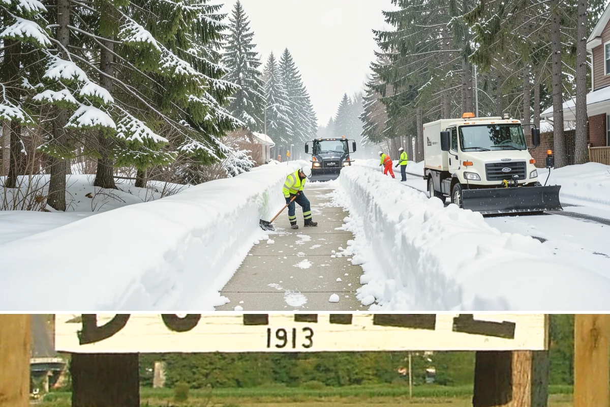 Public Sidewalk Clearing in Duvall, King County, WA - Public sidewalk clearing is required after every snowfall through the winter season.