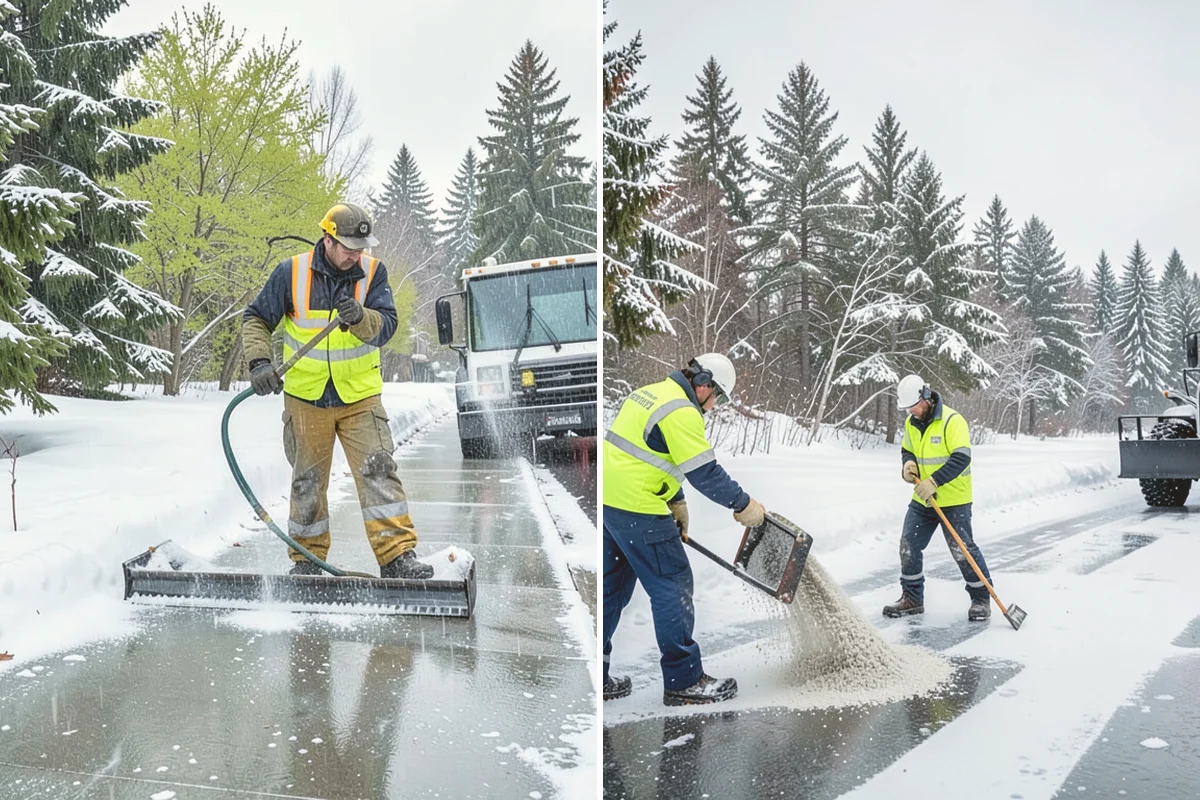 Public Sidewalk Clearing in Eatonville, Pierce County, WA - We confirm the frontage and local clearing deadline