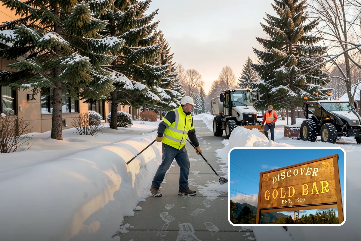Public Sidewalk Clearing in Gold Bar, Snohomish County, WA - Keeps you compliant with local ordinances
