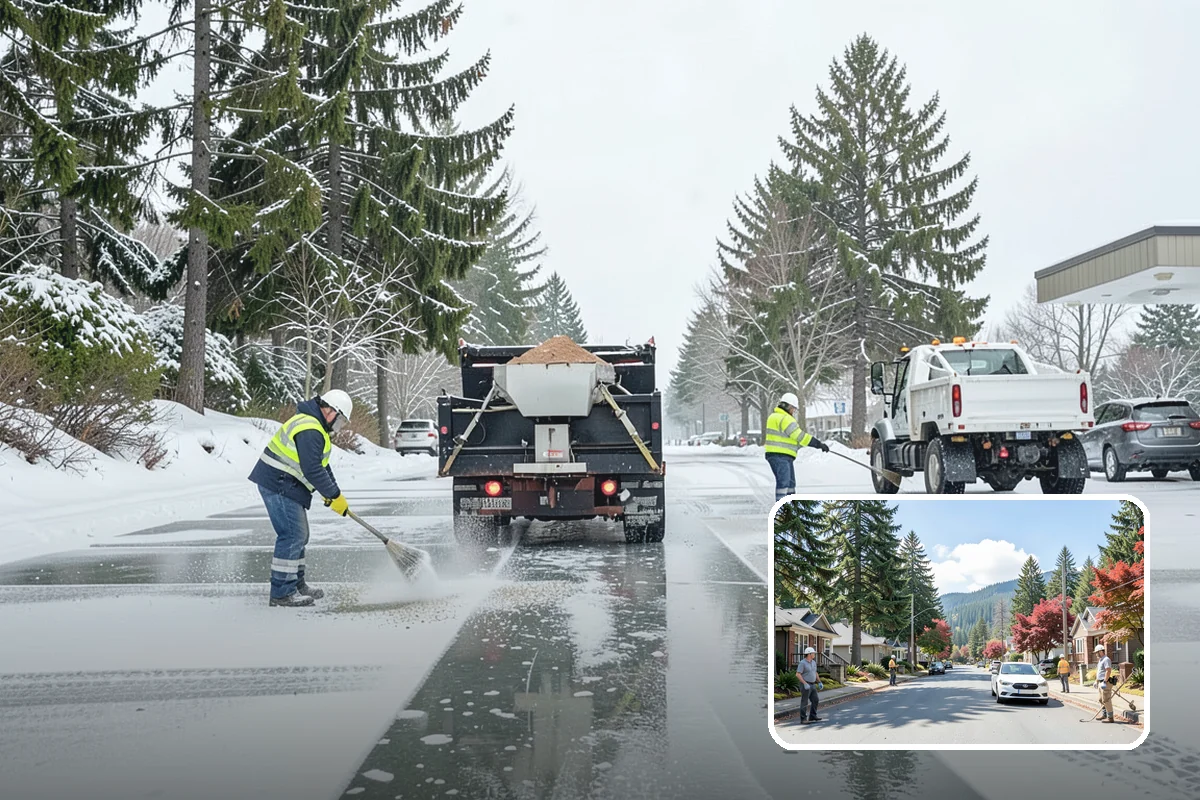 Public Sidewalk Clearing in Hunts Point, King County, WA - Keeps you compliant with local ordinances