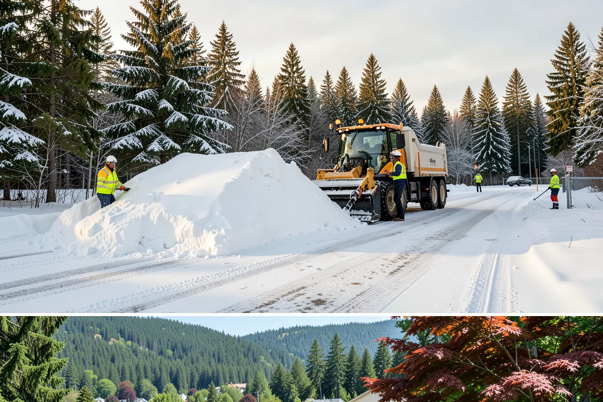 Public Sidewalk Clearing in Index, Snohomish County, WA - Public sidewalk clearing is required after every snowfall through the winter season.