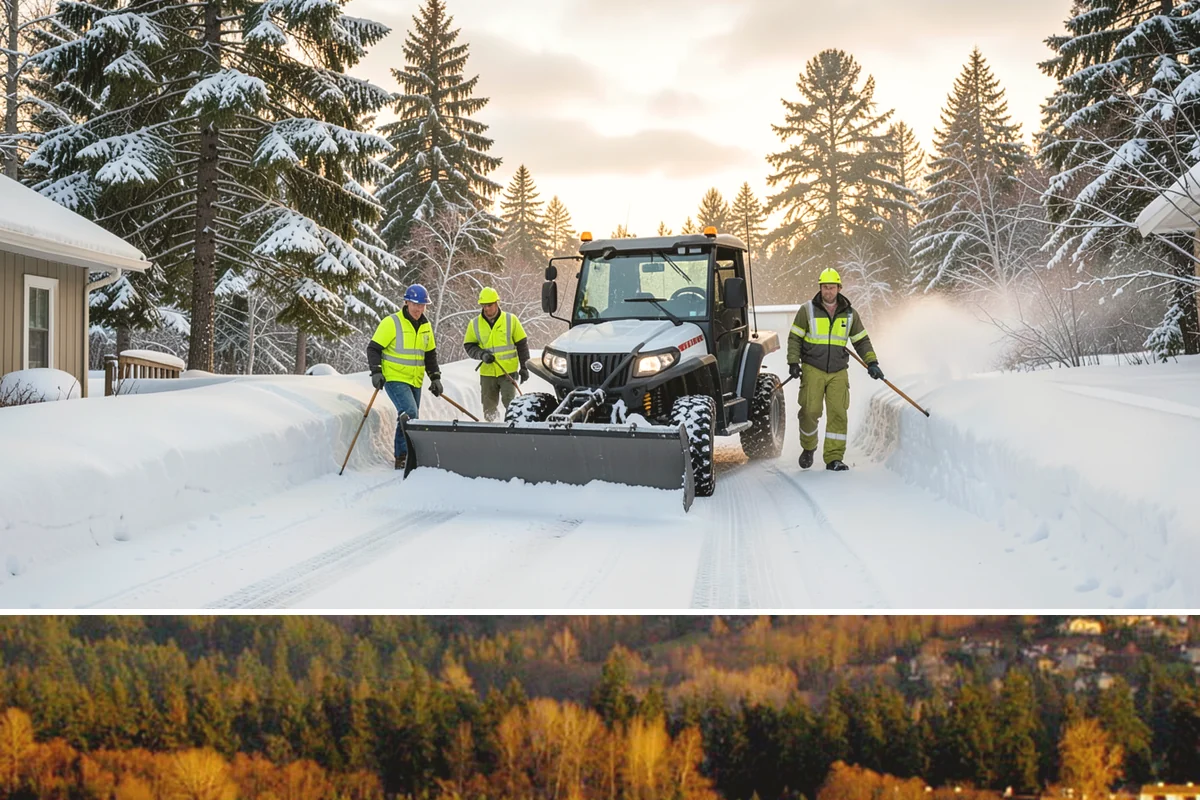 Public Sidewalk Clearing in Kenmore, King County, WA - Public sidewalk clearing is required after every snowfall through the winter season.