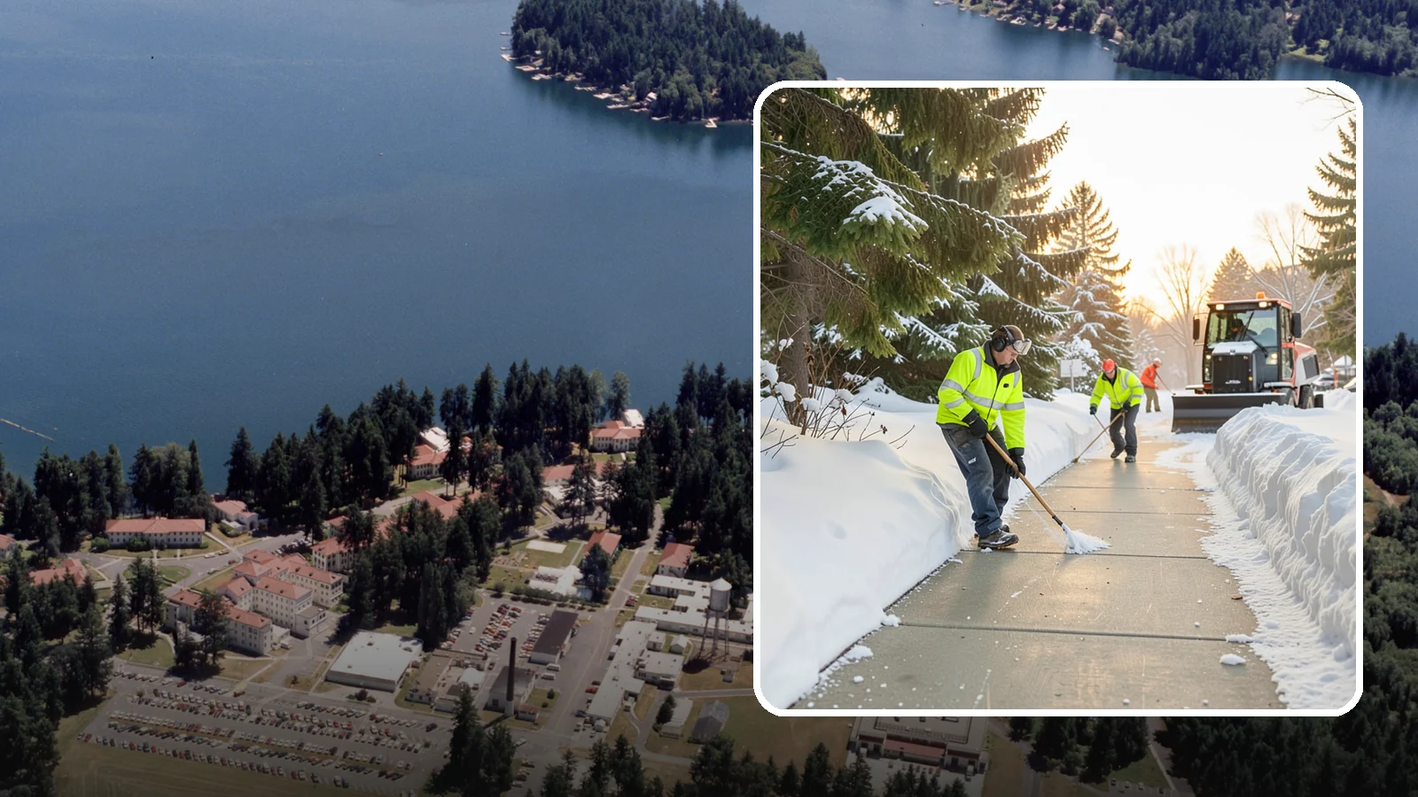 Public Sidewalk Clearing in Lakewood, Pierce County, WA - We keep the public sidewalks fronting your property clear to meet local ordinances and protect pedestrians.