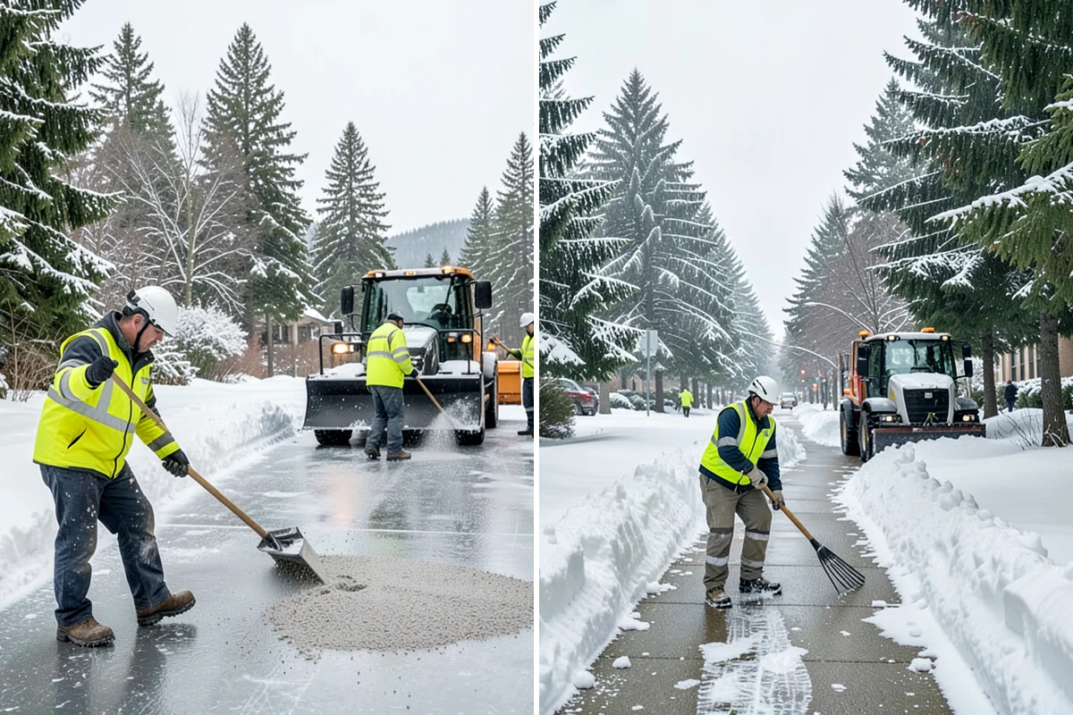Public Sidewalk Clearing in Lakewood, Pierce County, WA - We confirm the frontage and local clearing deadline