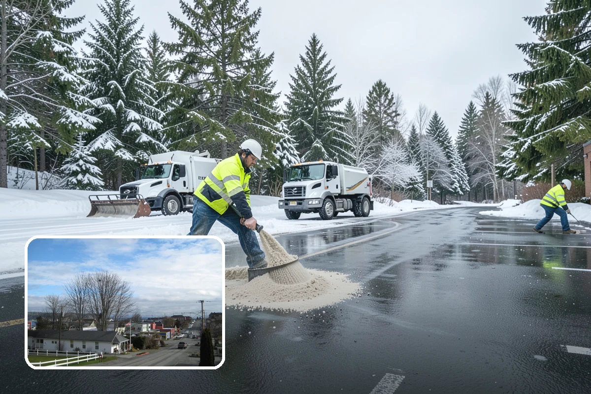 Public Sidewalk Clearing in Langley, Island County, WA - Keeps you compliant with local ordinances