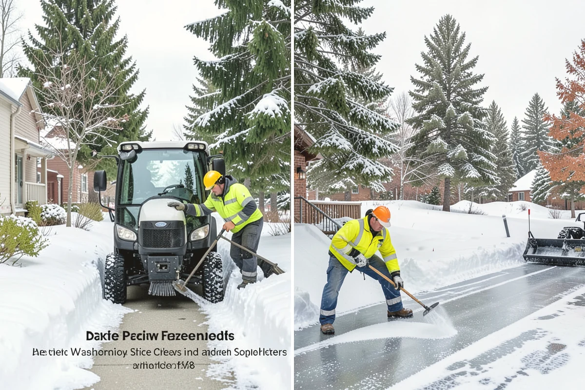 Public Sidewalk Clearing in Mill Creek, Snohomish County, WA - We confirm the frontage and local clearing deadline