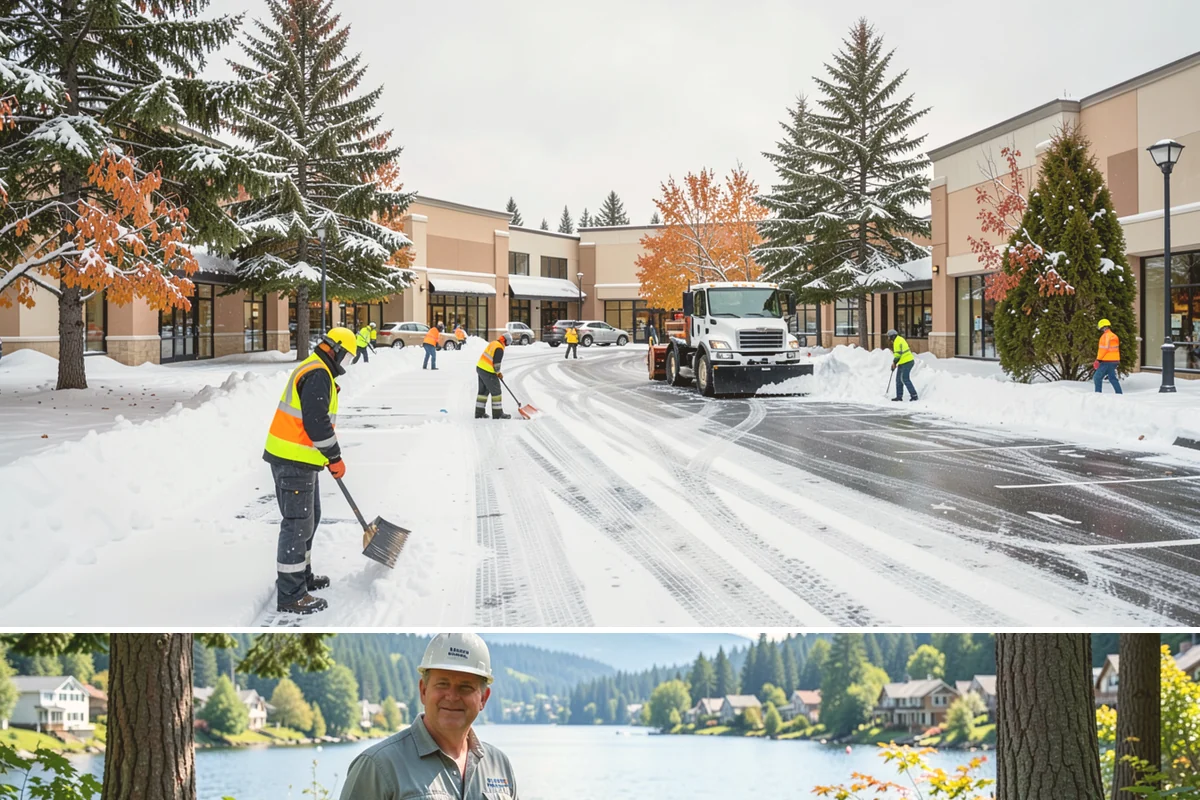 Public Sidewalk Clearing in Milton, King County, WA - Public sidewalk clearing is required after every snowfall through the winter season.
