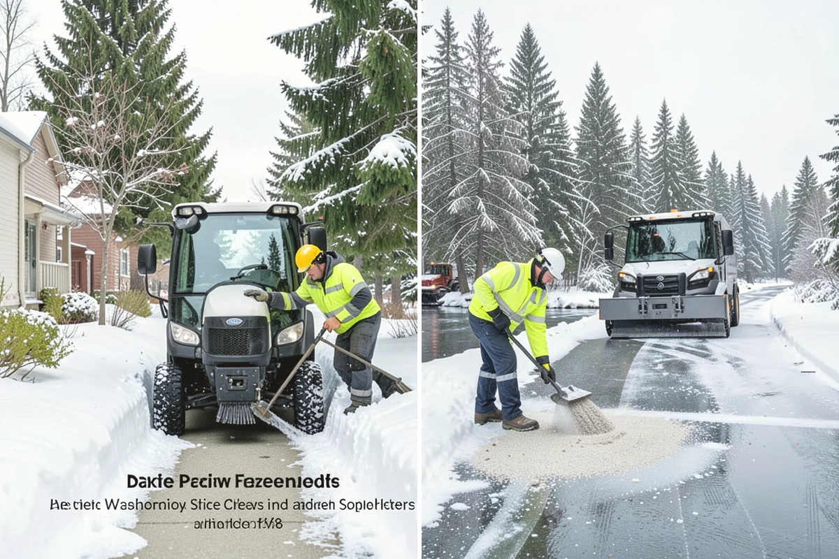 Public Sidewalk Clearing in Mukilteo, Snohomish County, WA - We confirm the frontage and local clearing deadline