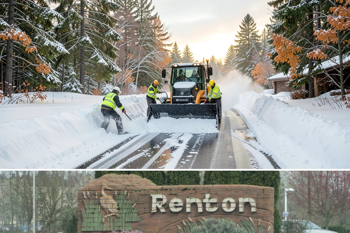 Public Sidewalk Clearing in Renton, King County, WA - Public sidewalk clearing is required after every snowfall through the winter season.