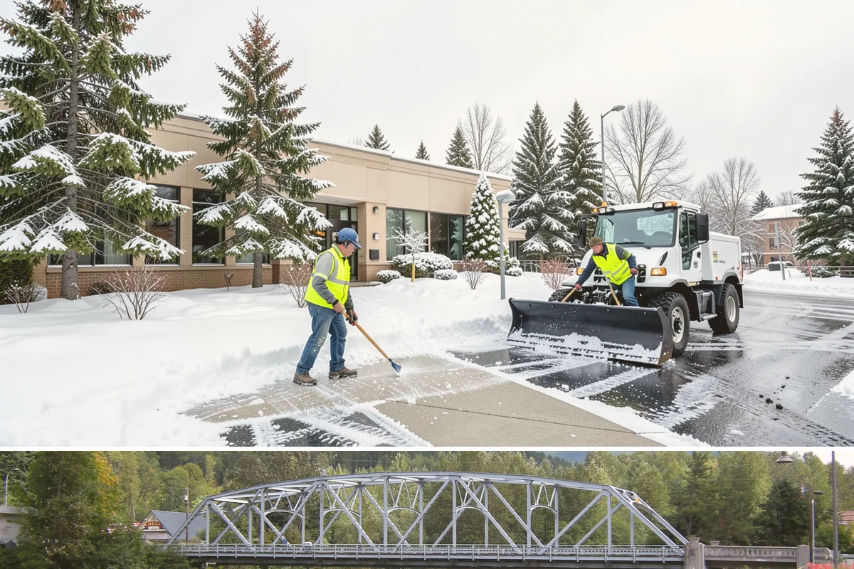 Public Sidewalk Clearing in Skykomish, King County, WA - Public sidewalk clearing is required after every snowfall through the winter season.