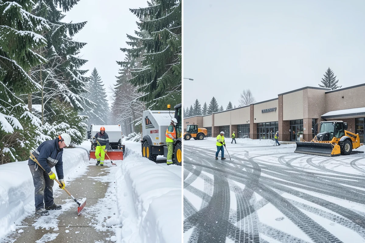 Public Sidewalk Clearing in South Prairie, Pierce County, WA - We confirm the frontage and local clearing deadline