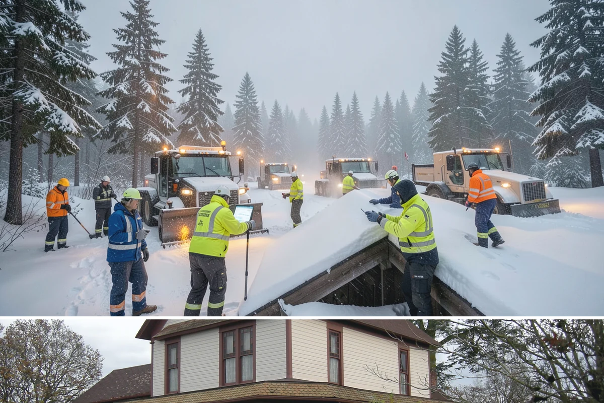 Public Sidewalk Clearing in Sumner, Pierce County, WA - Public sidewalk clearing is required after every snowfall through the winter season.