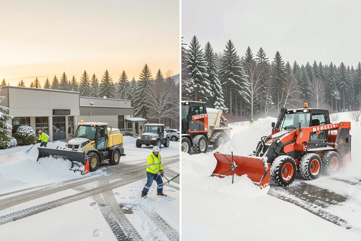 Ramp Snow Removal in Algona, King County, WA - Clear the full ramp surface from base to crest