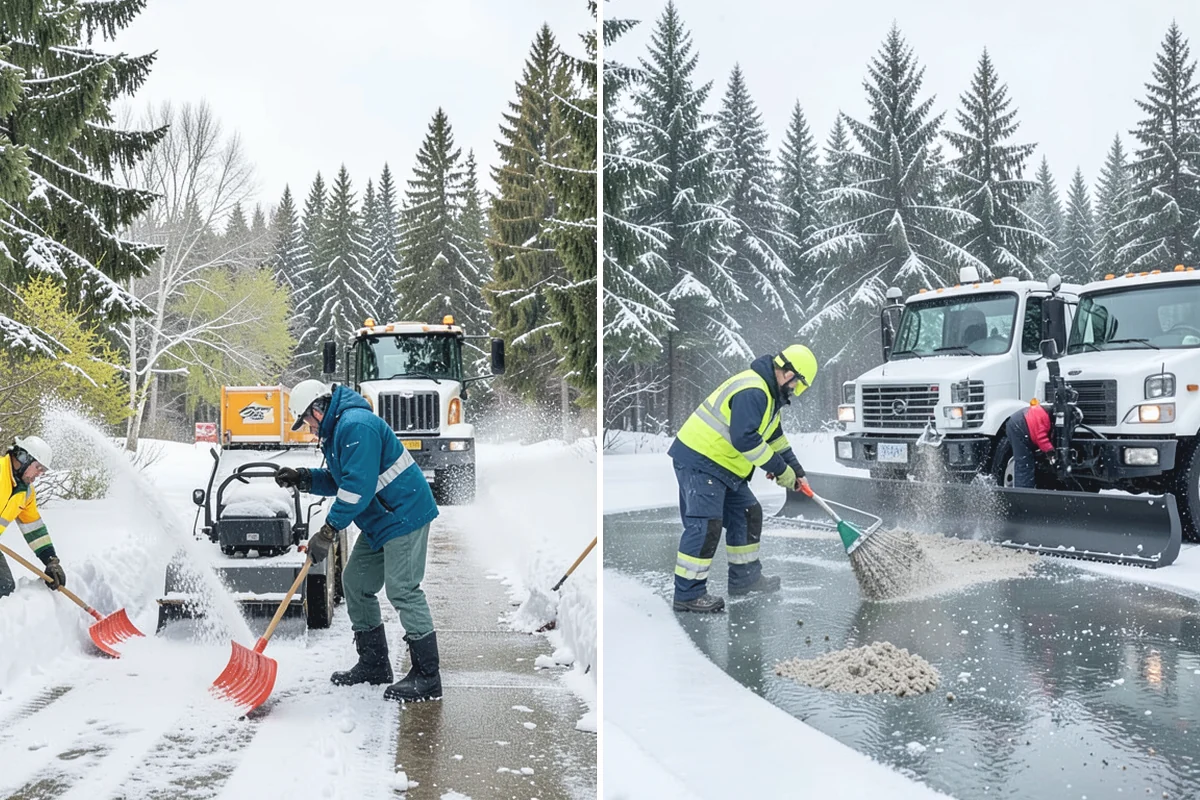 Ramp Snow Removal in Auburn, King County, WA - Clear the full ramp surface from base to crest