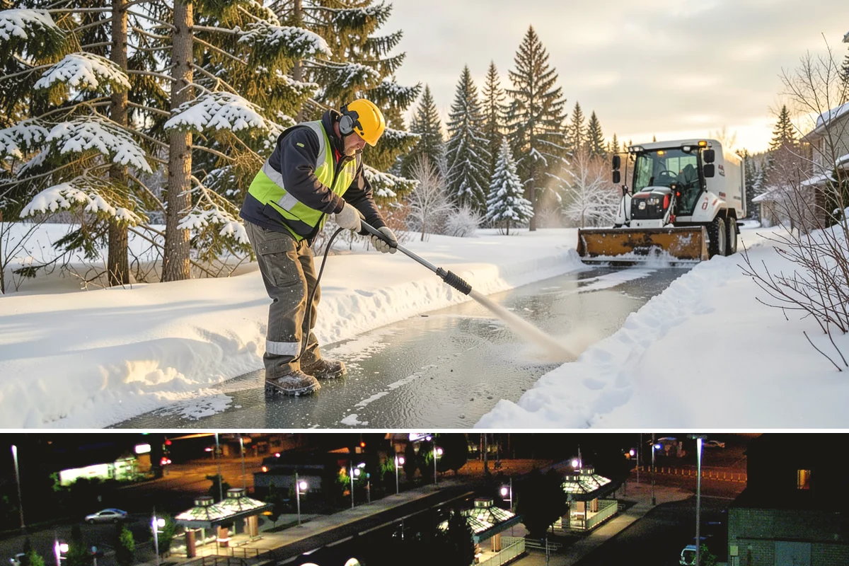 Ramp Snow Removal in Auburn, King County, WA - Keep ramps on active treatment throughout any freeze event, most common in the lowlands from December into February.