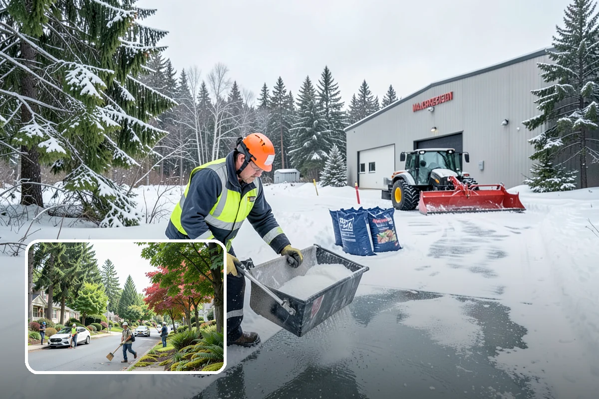 Ramp Snow Removal in Beaux Arts Village, King County, WA - Restores traction on the steepest, highest-risk surfaces