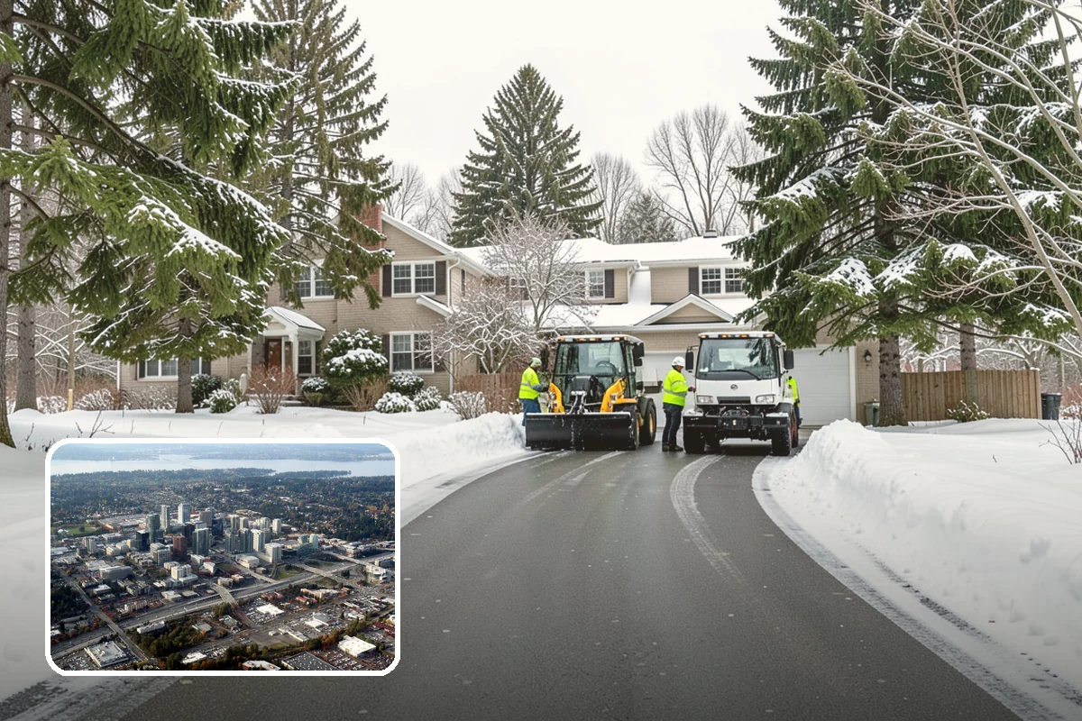 Ramp Snow Removal in Bellevue, King County, WA - Restores traction on the steepest, highest-risk surfaces