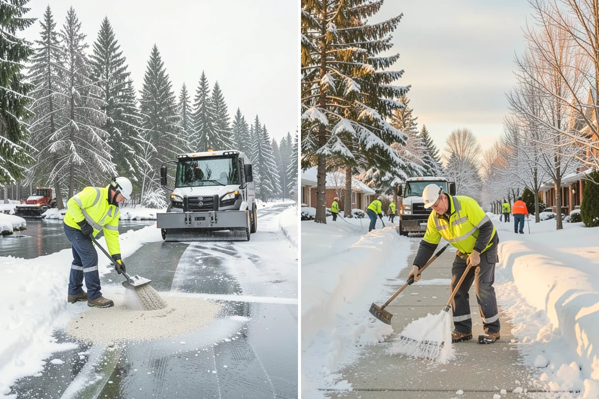 Ramp Snow Removal in Bellevue, King County, WA - Clear the full ramp surface from base to crest