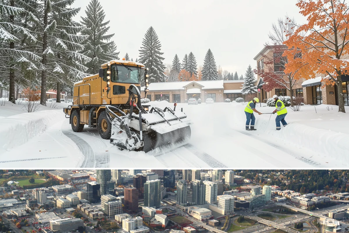 Ramp Snow Removal in Bellevue, King County, WA - Keep ramps on active treatment throughout any freeze event, most common in the lowlands from December into February.