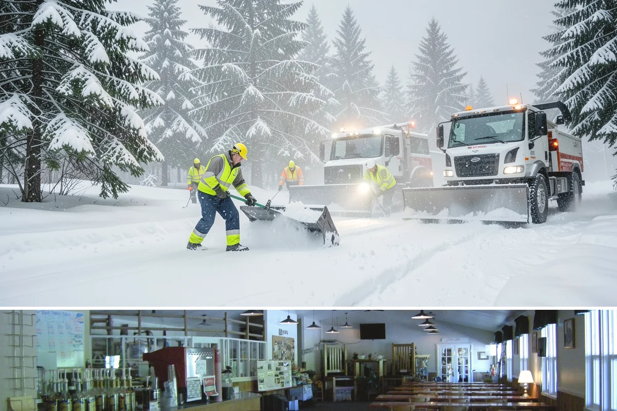Ramp Snow Removal in Black Diamond, King County, WA - Keep ramps on active treatment throughout any freeze event, most common in the lowlands from December into February.