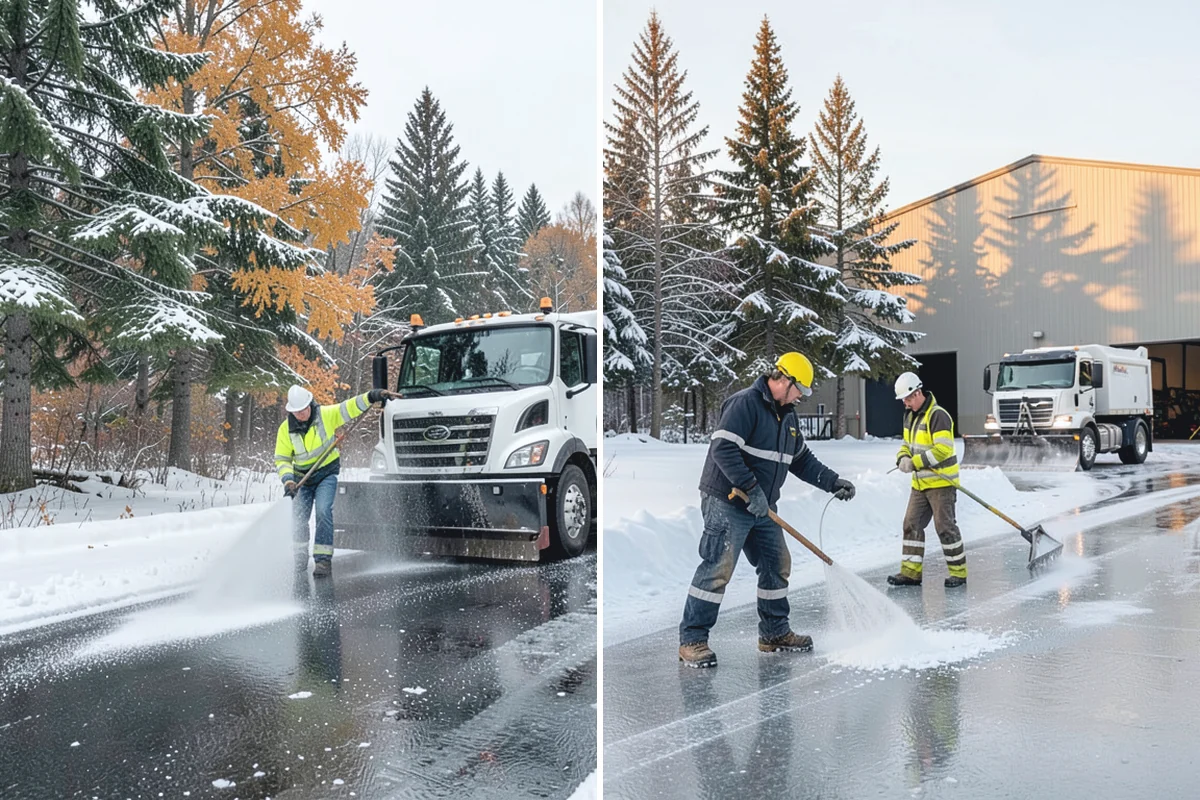Ramp Snow Removal in Bonney Lake, Pierce County, WA - Clear the full ramp surface from base to crest