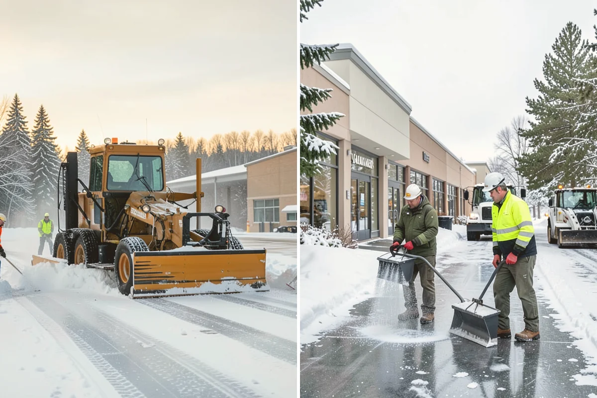 Ramp Snow Removal in Bothell, King County, WA - Clear the full ramp surface from base to crest