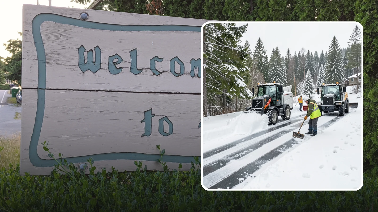Ramp Snow Removal in Brier, Snohomish County, WA - Clearing of parking ramps and vehicle inclines where snow and ice make grade transitions dangerous for drivers.