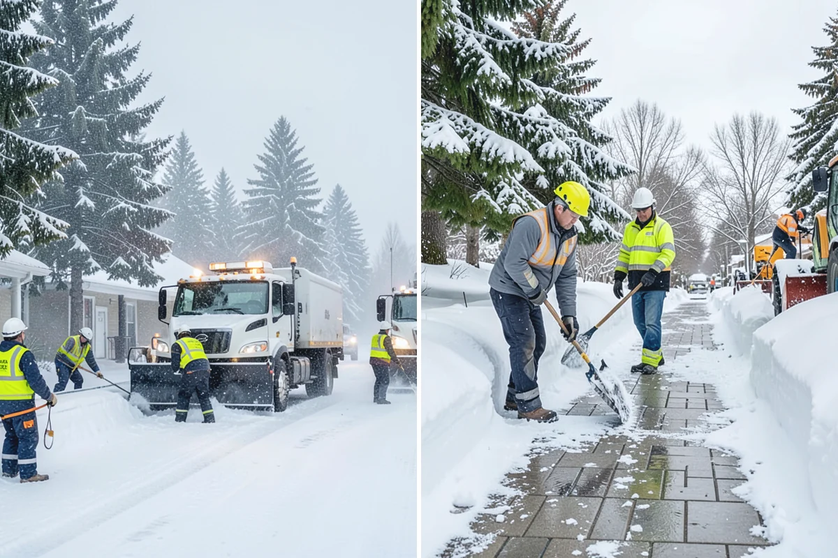 Ramp Snow Removal in Buckley, Pierce County, WA - Clear the full ramp surface from base to crest