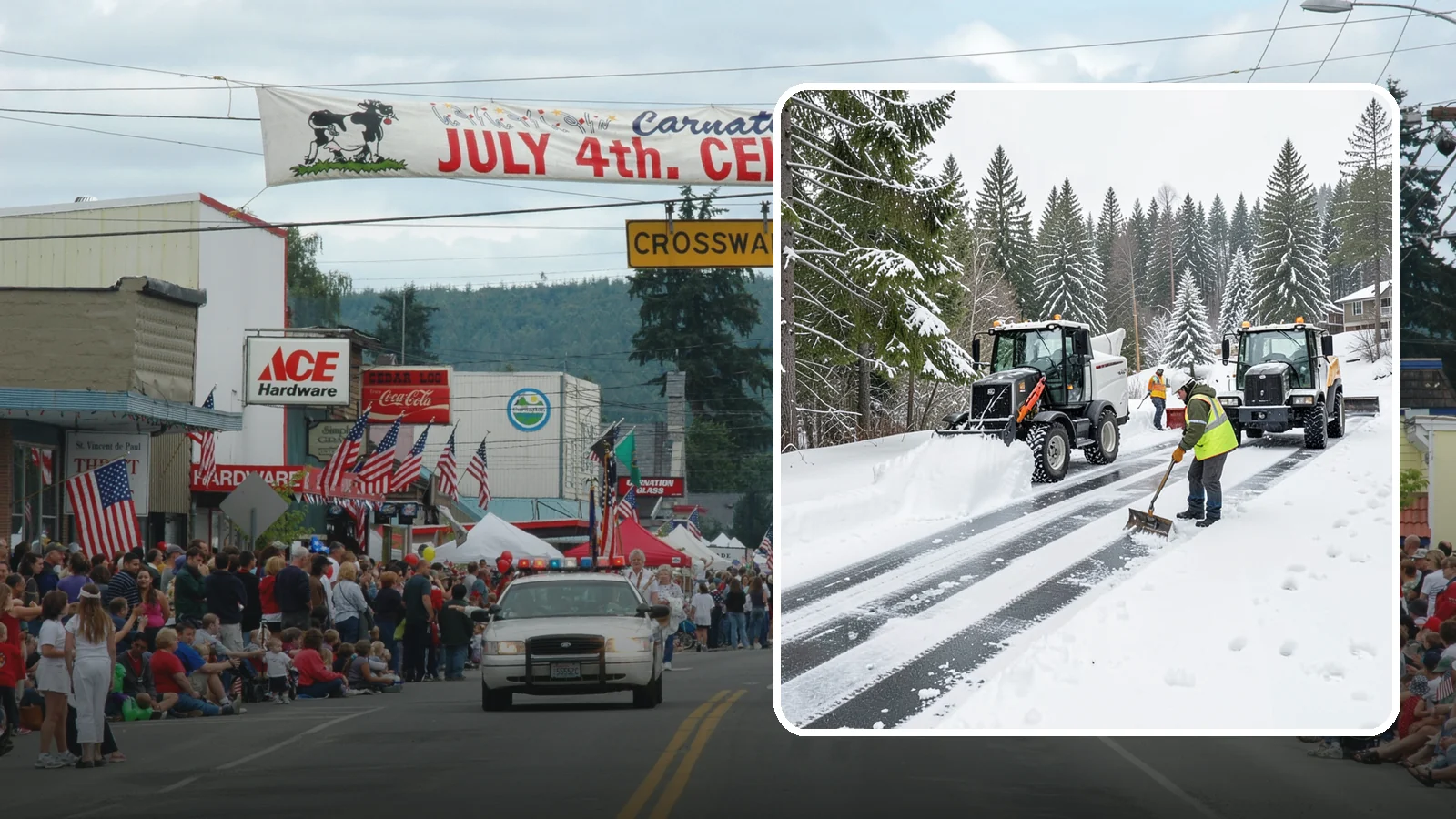 Ramp Snow Removal in Carnation, King County, WA - Clearing of parking ramps and vehicle inclines where snow and ice make grade transitions dangerous for drivers.