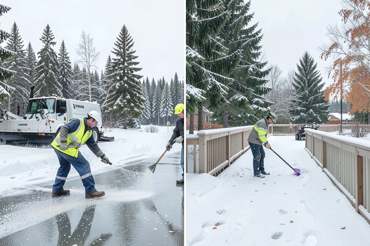 Ramp Snow Removal in Coupeville, Island County, WA - Clear the full ramp surface from base to crest