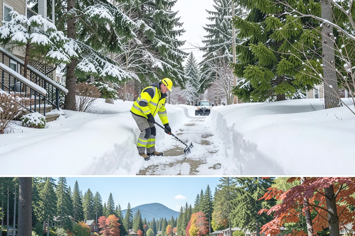 Ramp Snow Removal in Covington, King County, WA - Keep ramps on active treatment throughout any freeze event, most common in the lowlands from December into February.