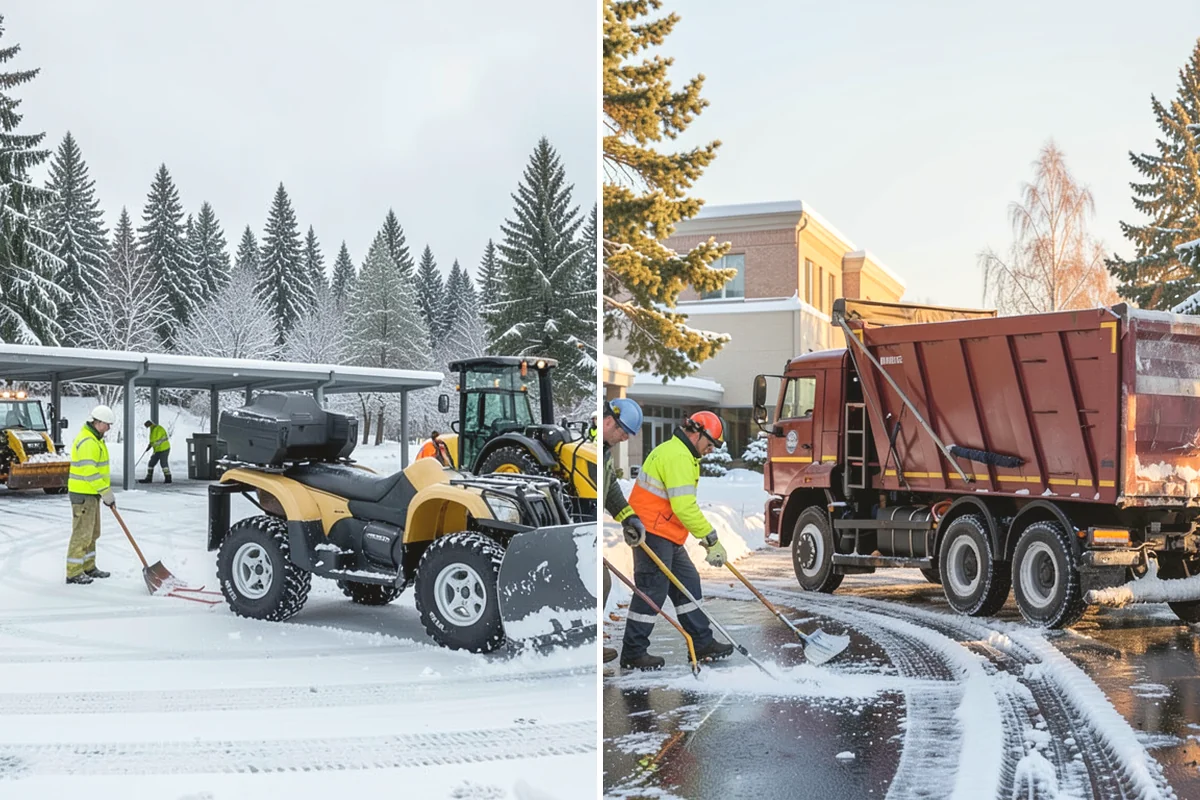 Ramp Snow Removal in Duvall, King County, WA - Clear the full ramp surface from base to crest