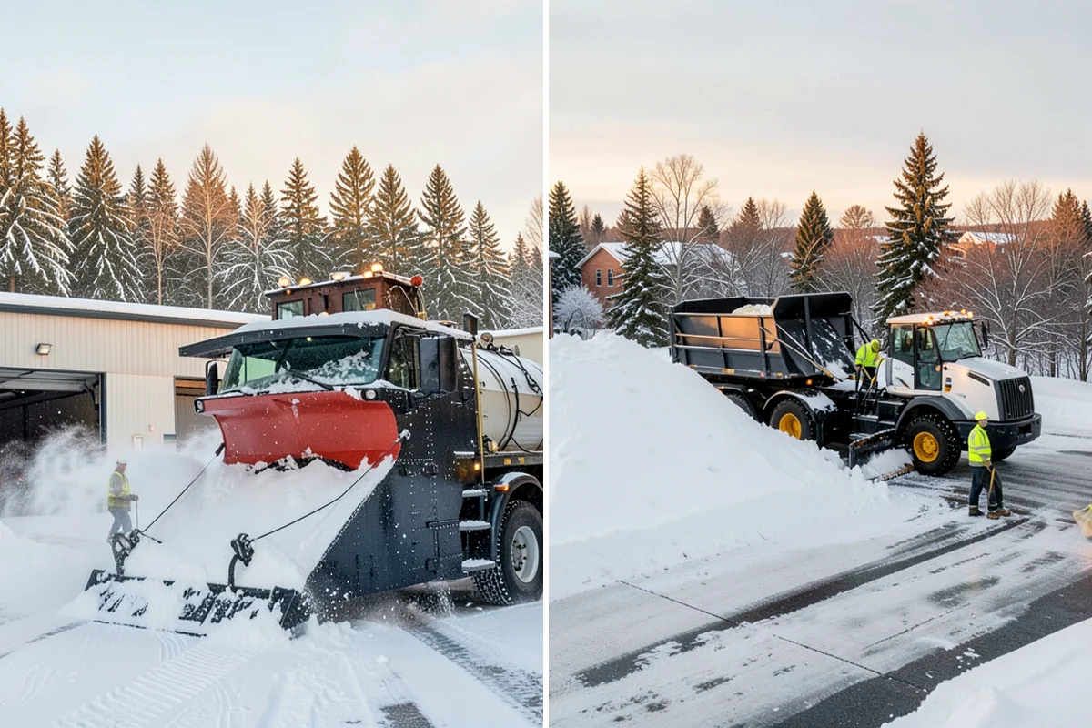 Ramp Snow Removal in Enumclaw, King County, WA - Clear the full ramp surface from base to crest