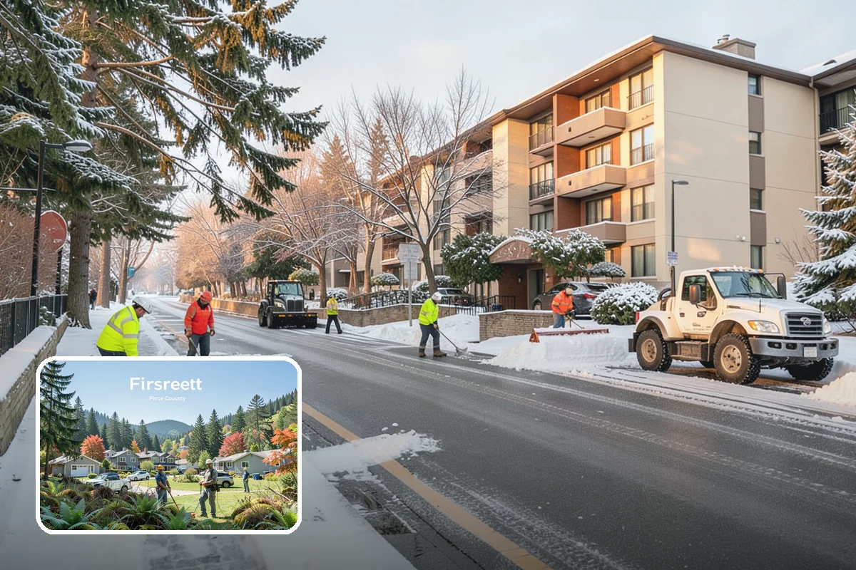 Ramp Snow Removal in Fircrest, Pierce County, WA - Restores traction on the steepest, highest-risk surfaces