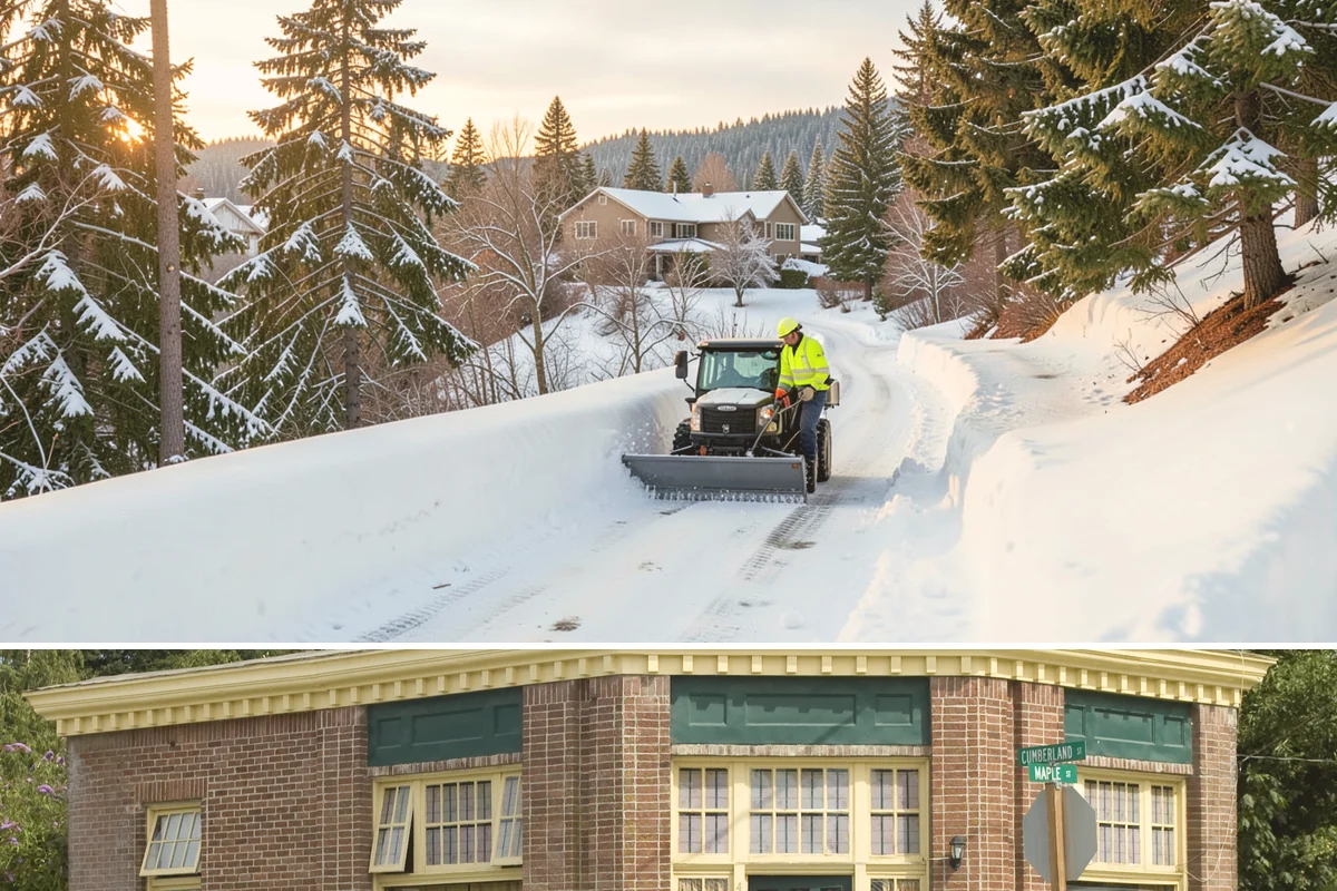 Ramp Snow Removal in Hamilton, Skagit County, WA - Keep ramps on active treatment throughout any freeze event, most common in the lowlands from December into February.