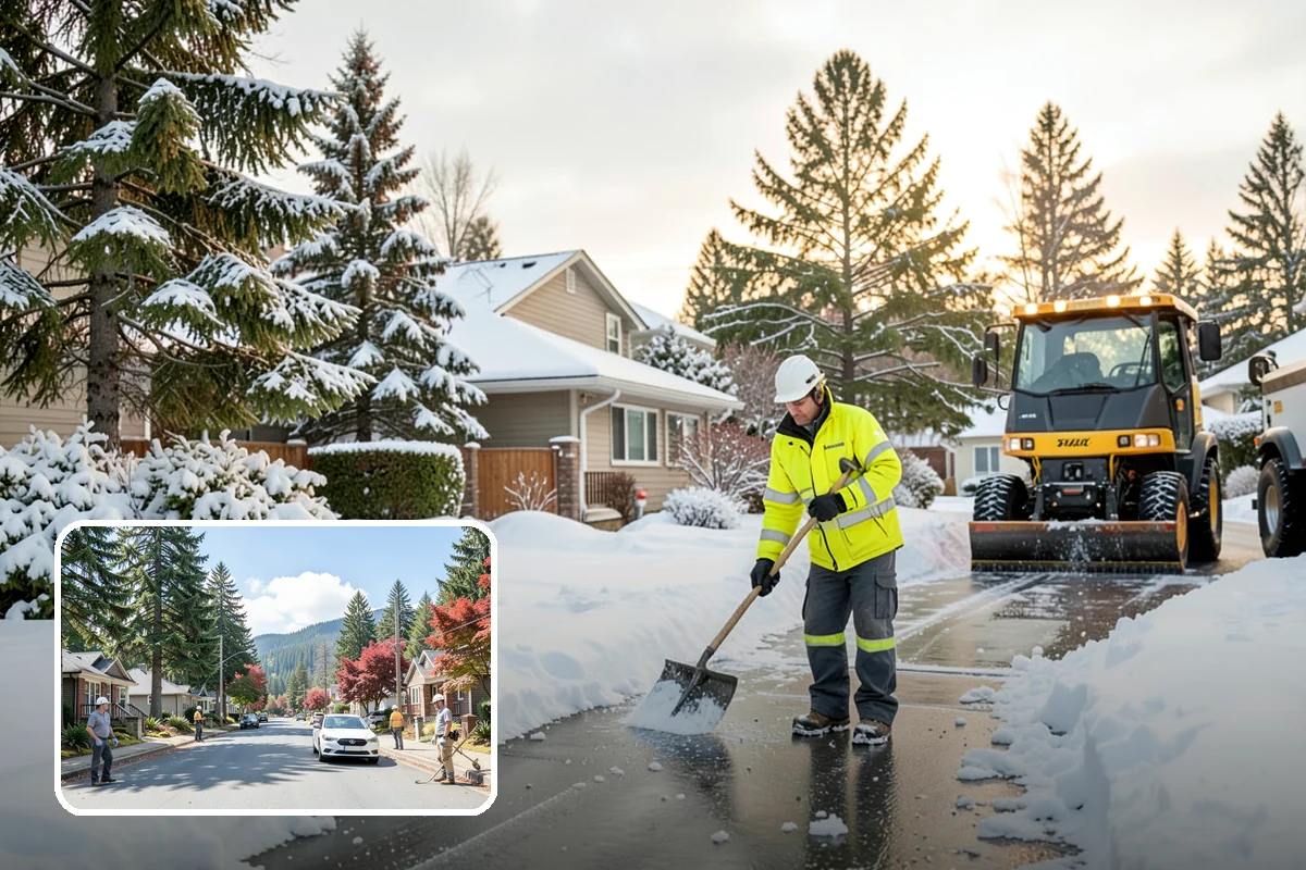Ramp Snow Removal in Hunts Point, King County, WA - Restores traction on the steepest, highest-risk surfaces