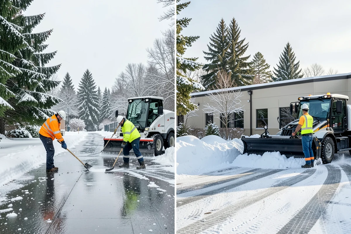 Ramp Snow Removal in Hunts Point, King County, WA - Clear the full ramp surface from base to crest