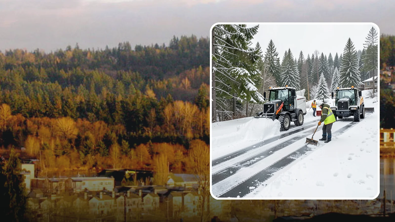 Ramp Snow Removal in Kenmore, King County, WA - Clearing of parking ramps and vehicle inclines where snow and ice make grade transitions dangerous for drivers.